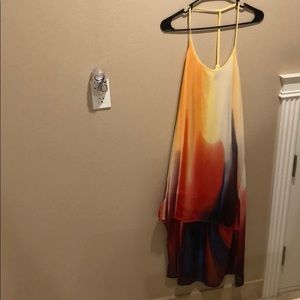 XX1  colorful mid length dress